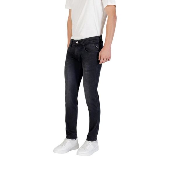 Replay Slim Fit Faded Wash Jeans Men black